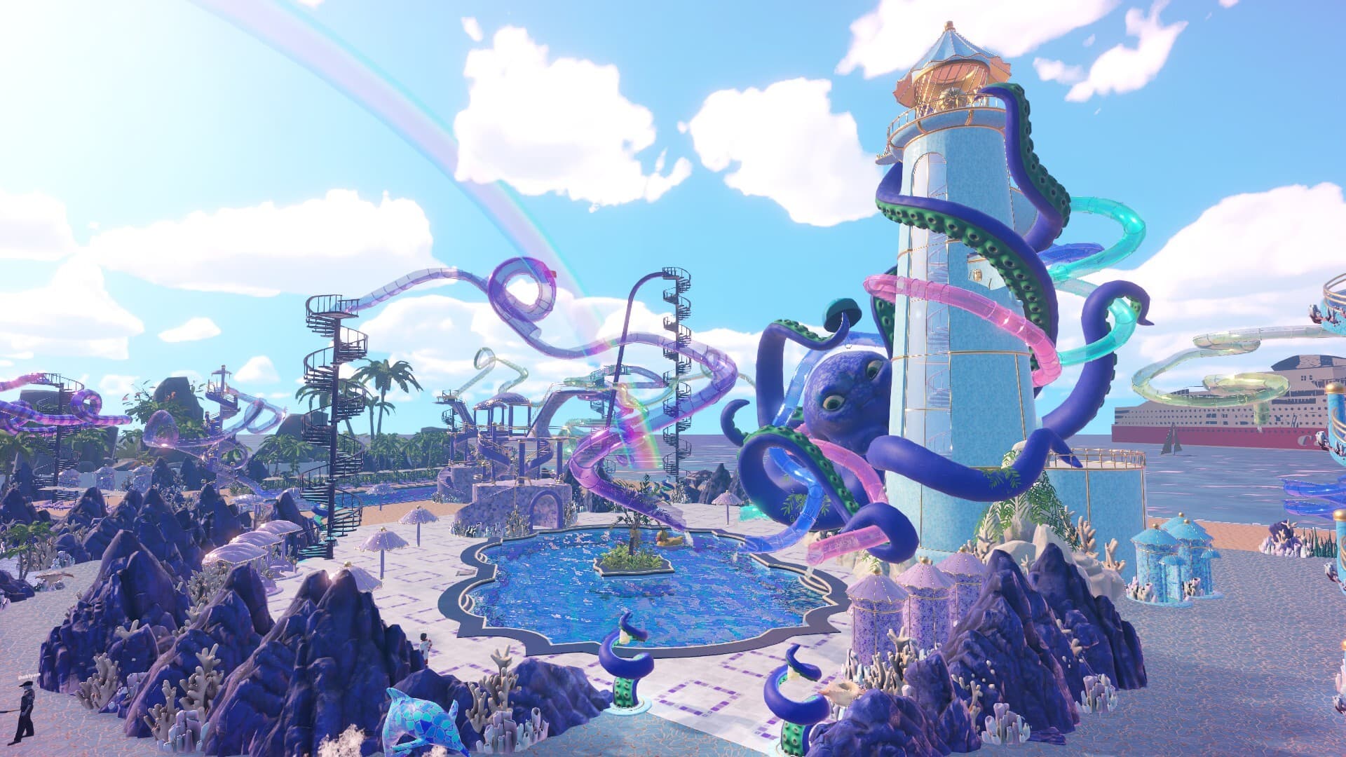 PS5 · Xbox Series X|S Waterpark Simulator gameplay